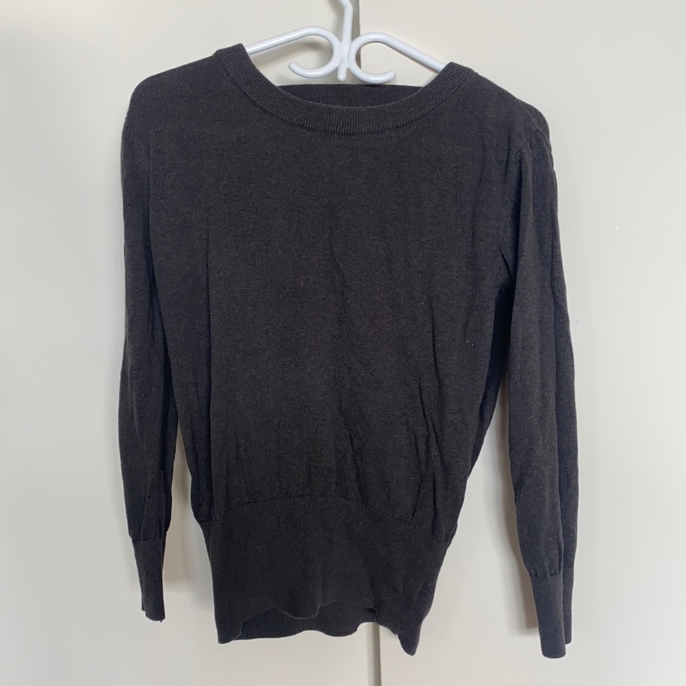 Pact Organic sustainable grey sweater